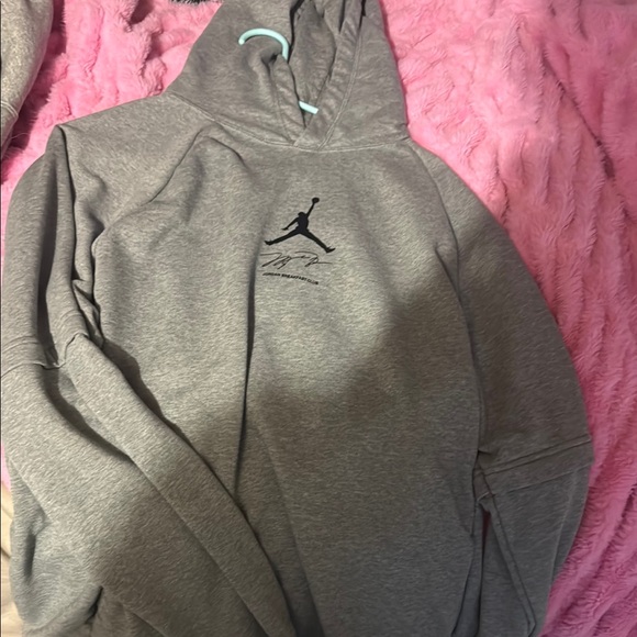 Jordan Gray Bomber Jacket - Picture 1 of 2